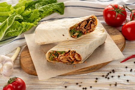 Донер говяжий в лаваше