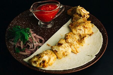 Шашлык из куриных грудок