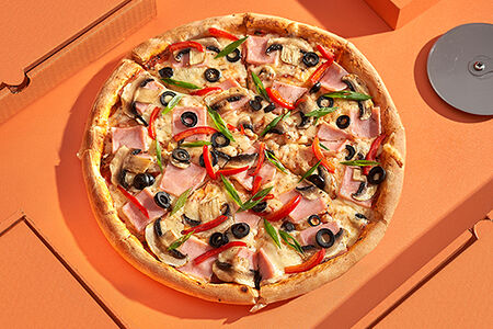 Пицца Ветчина-грибы