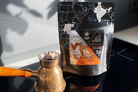 Премиальный горячий шоколад Бородинский хлеб 50%