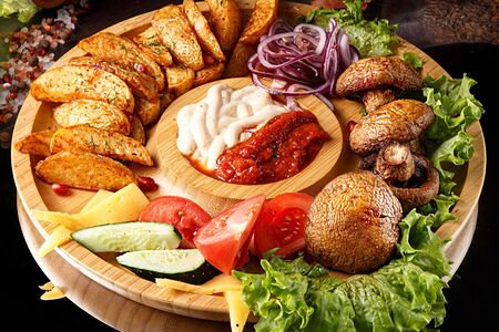 Вегетарианский набор с грибами