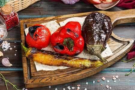 Ассорти овощей на углях