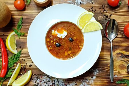 Мясная солянка