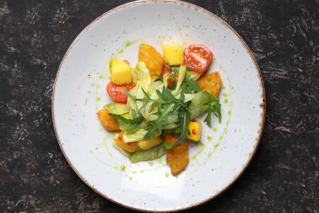 Салат из баклажанов в темпуре