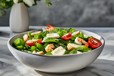 Цезарь с королевской креветкой