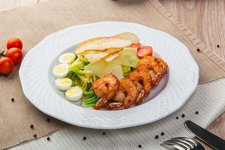 Цезарь с креветками