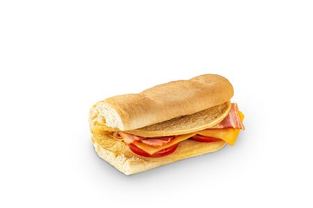 Сэндвич Омлет, бекон и сыр