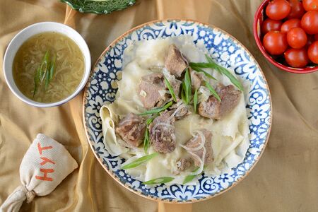 Бешбармак с бараниной