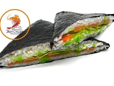 Онигирадзу с лососем