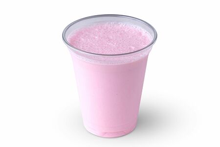 Клубничный молочный коктейль