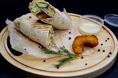 Тартар с креветкой