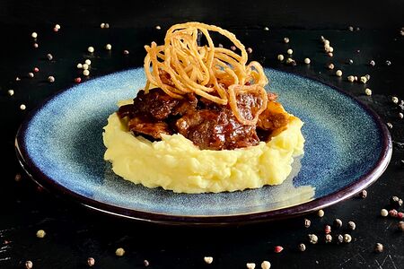 Говядина в пивном соусе