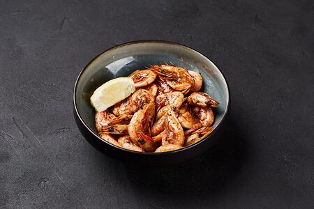 Креветки жареные