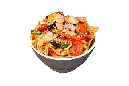 Вок с морепродуктами