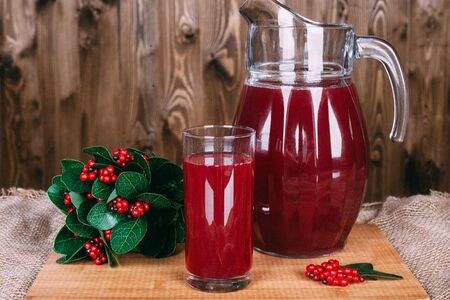 Морс домашний клюквенный