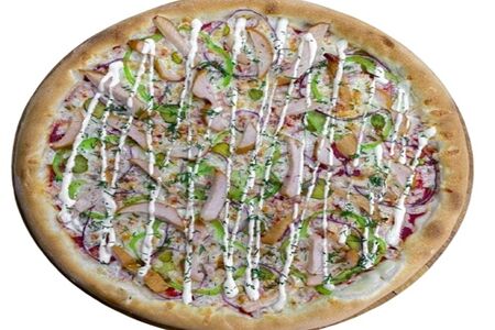 Пицца копченый цыпленок