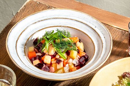 Винегрет с красной фасолью