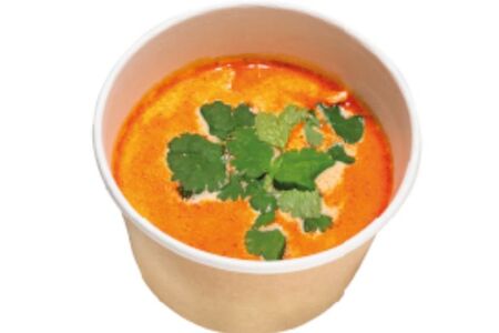 Суп Том ям с курицей и лапшой