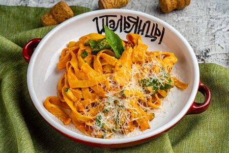 Фетучини с курицей