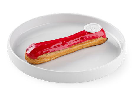 Эклер Клубничный