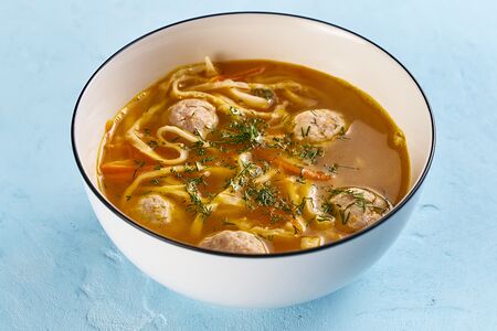 Домашний куриный суп