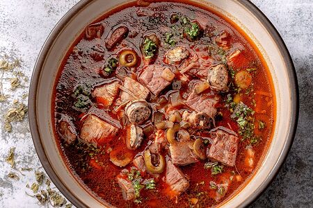 Наша мясная солянка