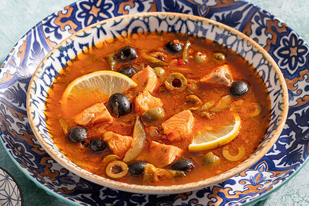 Рыбная солянка