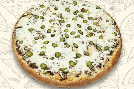 Пицца Чизбургер огурец