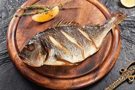 Дорадо на гриле