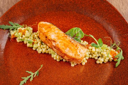 Форель со сливочным птитимом