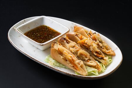 Жареные пирожки с овощами