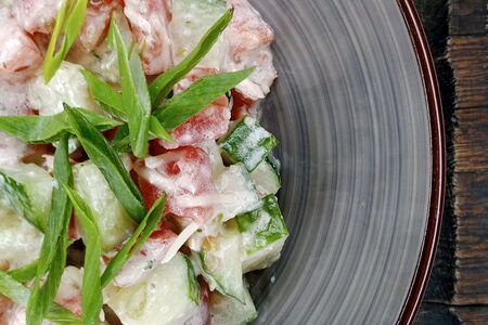 Летний овощной салат