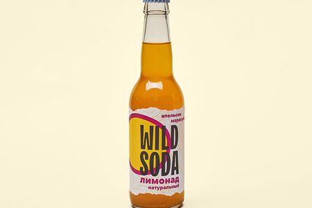 Лимонад Wild soda апельсин-маракуйя