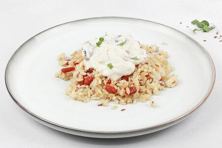 Фрикасе из индейки с ароматным рисом