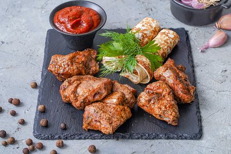 Шашлык из свинoй мякоти