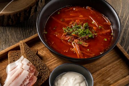 Домашний Борщ с говядиной