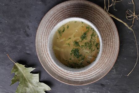 Суп лапша куриная