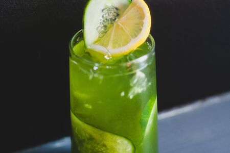 Домашний лимонад Щавель-огурец