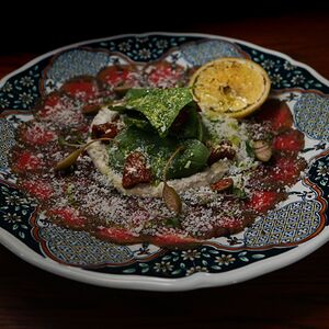 Карпаччо говядина & Тунец