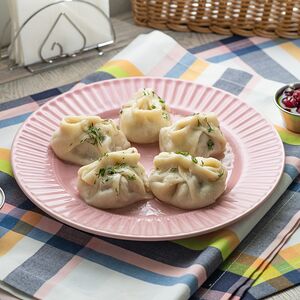 Манты с говядиной 