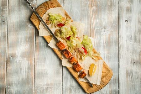 Шашлык из семги