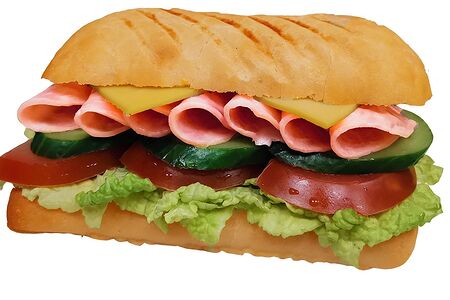 Сэндвич с ветчиной и сыром