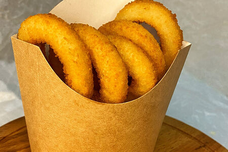 Луковые кольца в панировке