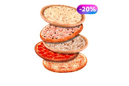 5 пицц на компанию