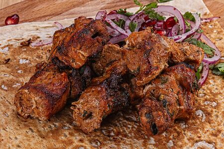 Шашлык из cвинoй шеи