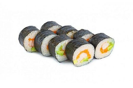 Ролл маки лосось-креветка