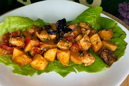 Жаркое из сёмги