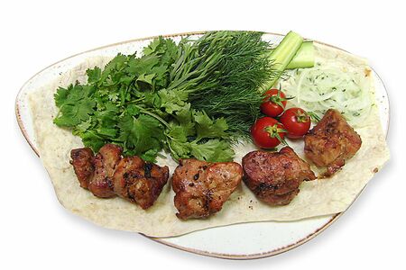 Шашлык из cвинoй шейки