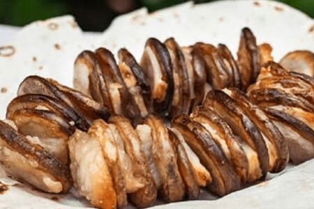 Шашлык из картофеля