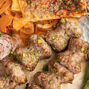 Кебаб с фисташками